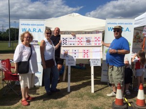 WARA members on stall